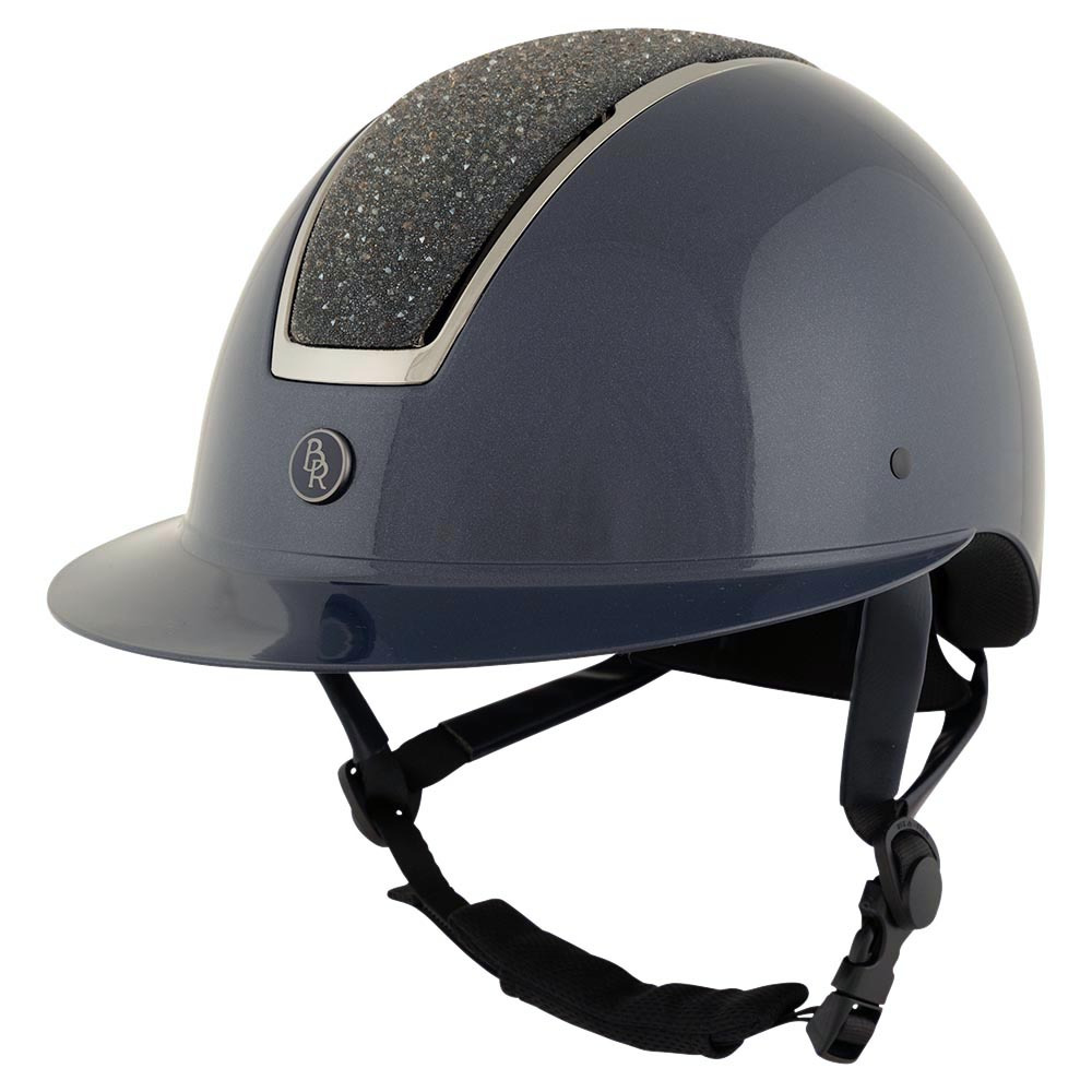 BR riding helmet Omega Glamourous Glossy