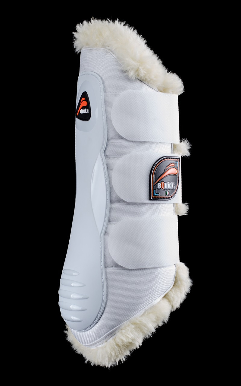 eQuick eKur Luxury Fluffy Dressage Hind Boots