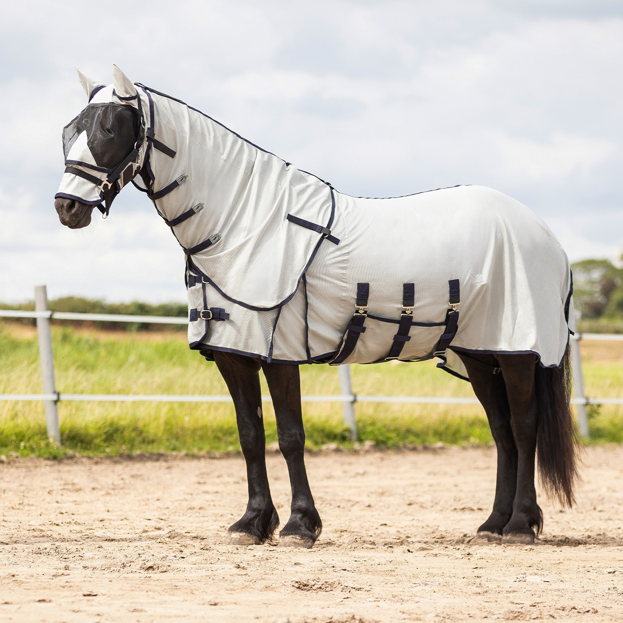 QHP Vliegendeken met nek en masker Big neck
