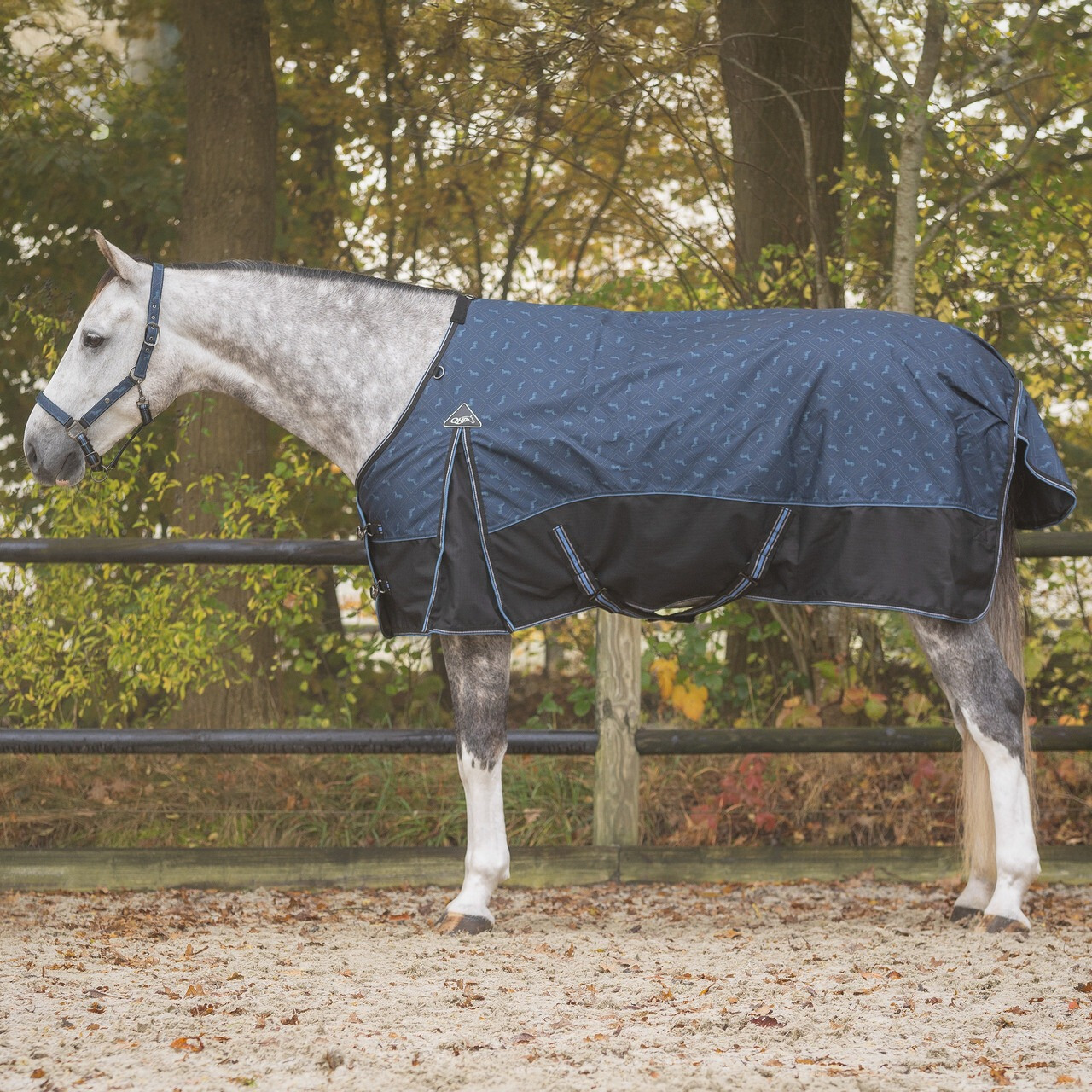 QHP FW25 Rain blanket 1200D Turnout Collection Fleece