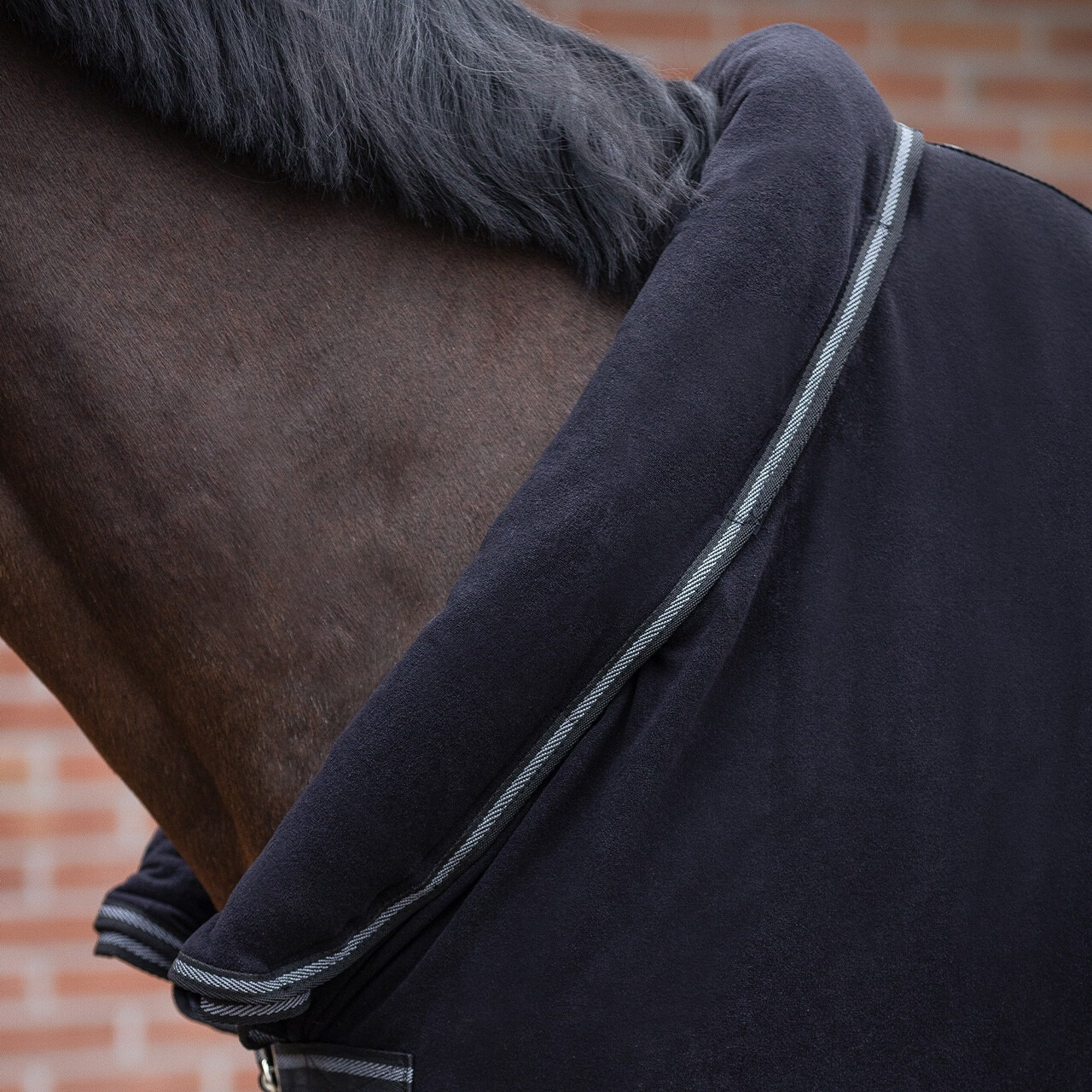 QHP Fleece Blanket Terry-dry