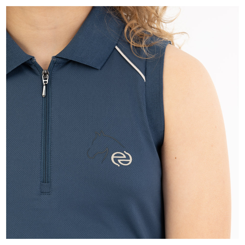 BR SS25 Eevolv Mouwloos Poloshirt Ilona