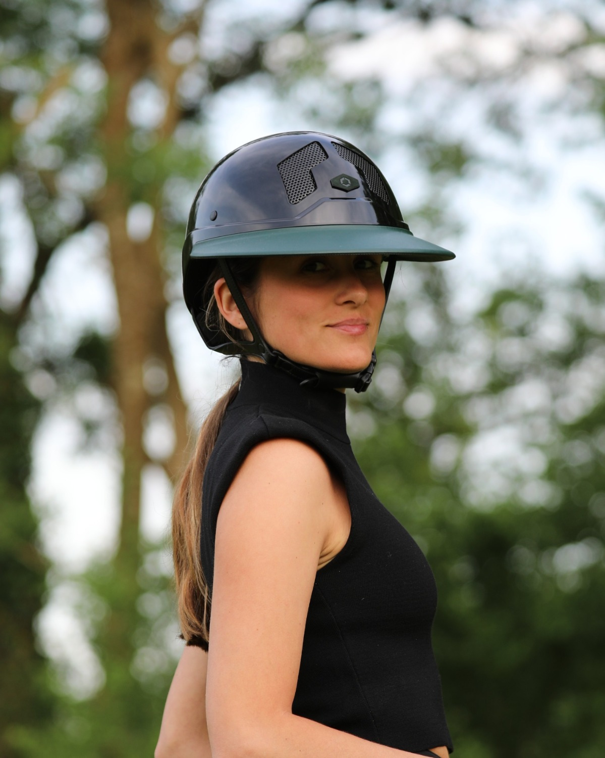 Flex-On Angel Visier aus Leder