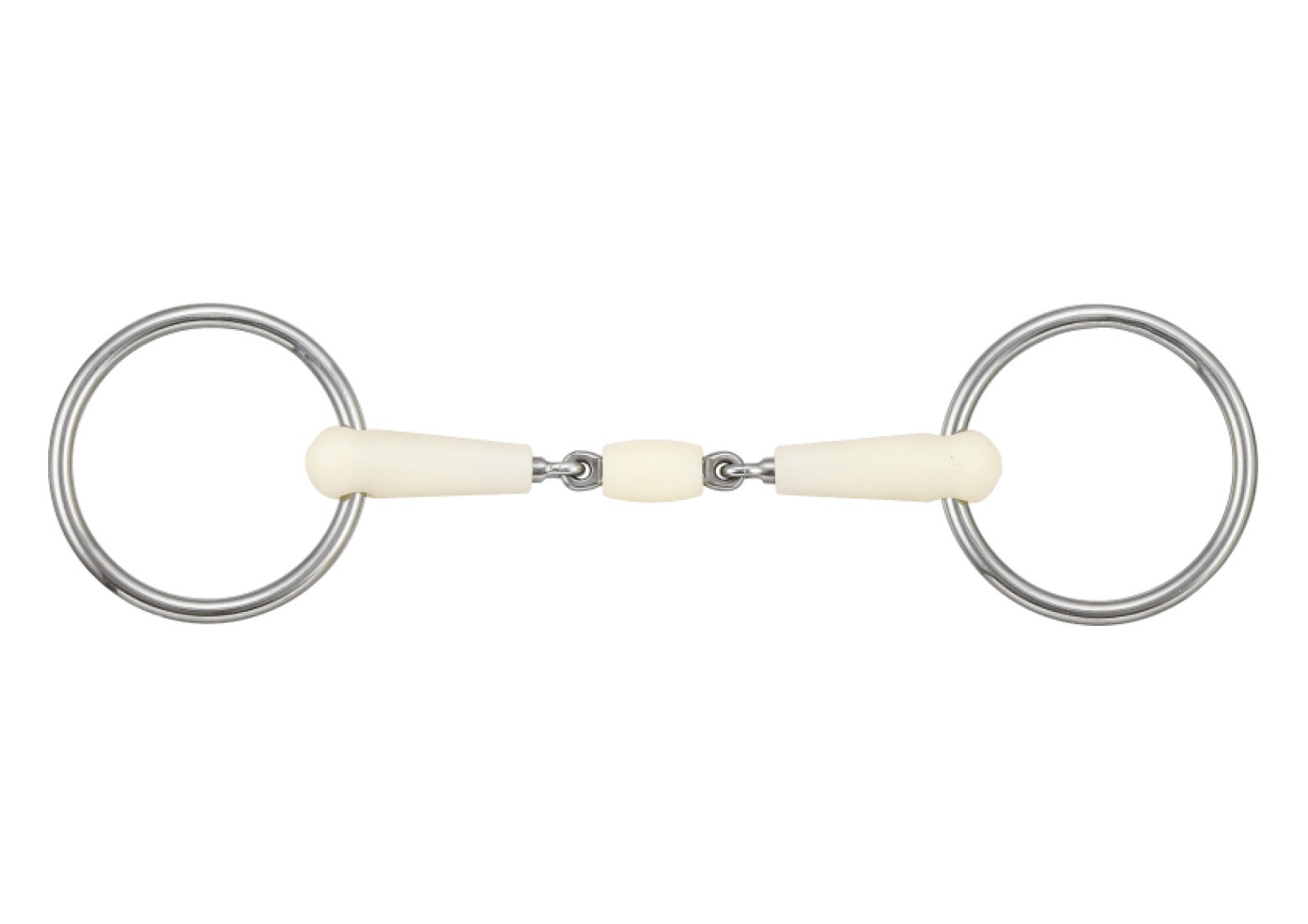 Happy Mouth Double Jointed Loose Ring Snaffle Bit