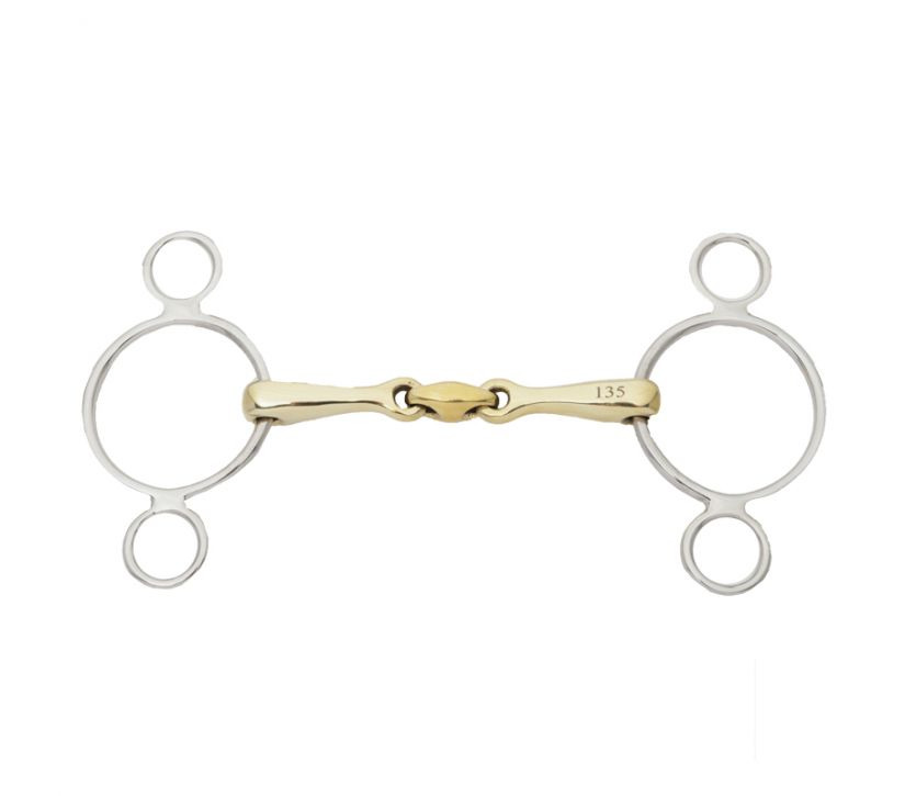 Kavalkade Pessoa Double-Jointed Loose Ring Snaffle 16 mm