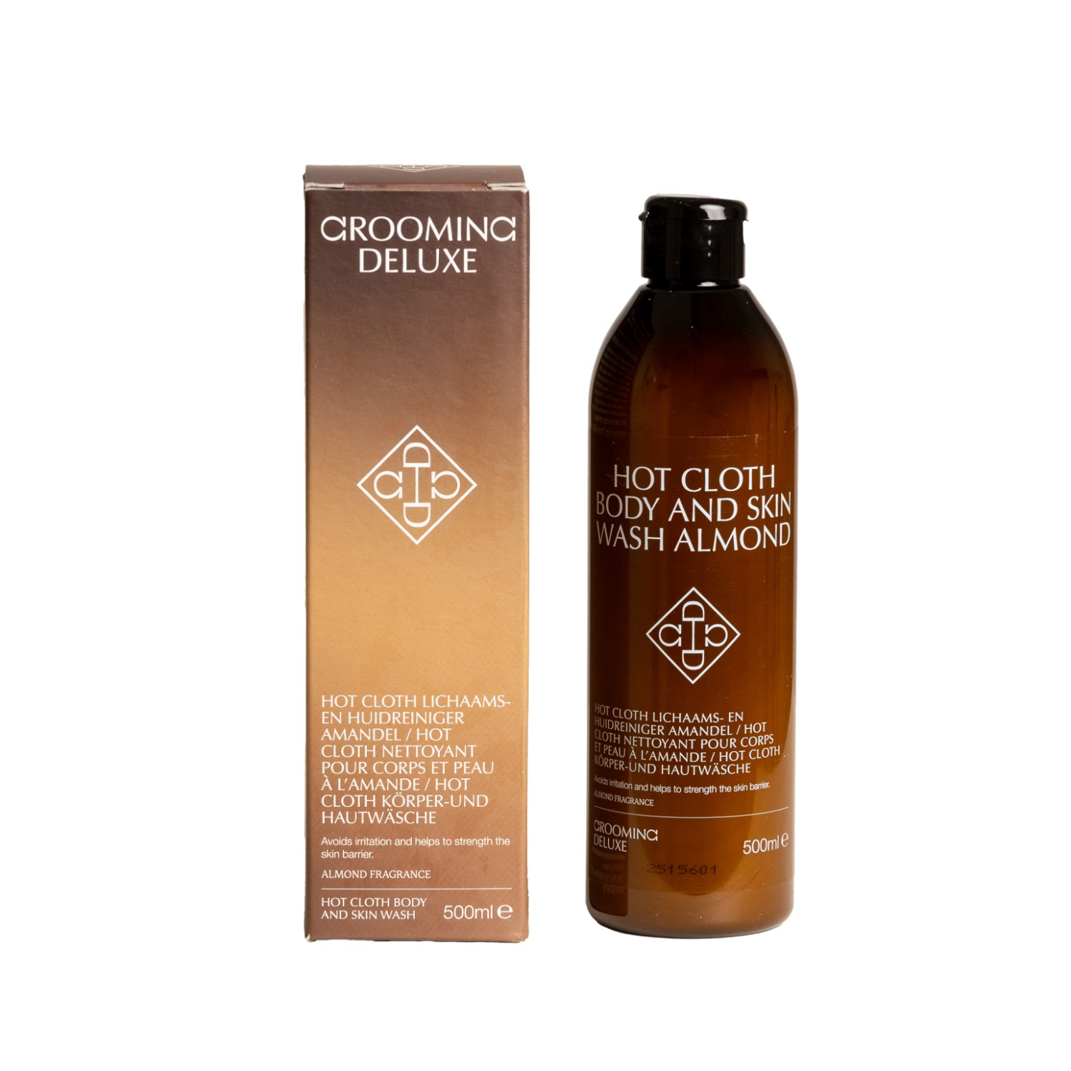 Grooming Deluxe Hot Cloth Body & Skin Cleanser Almond