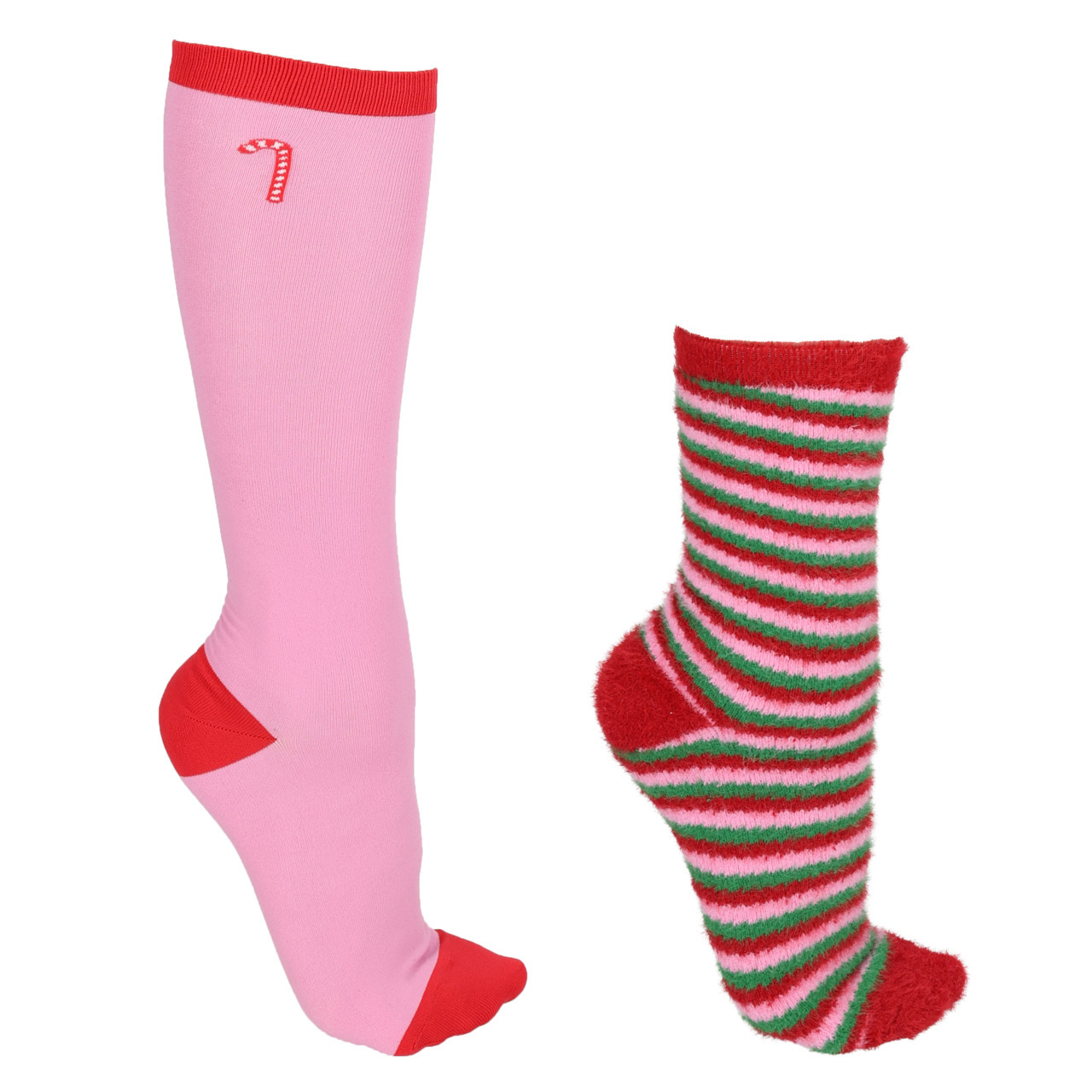 QHP Sokken gift box fluffy (set van 2)