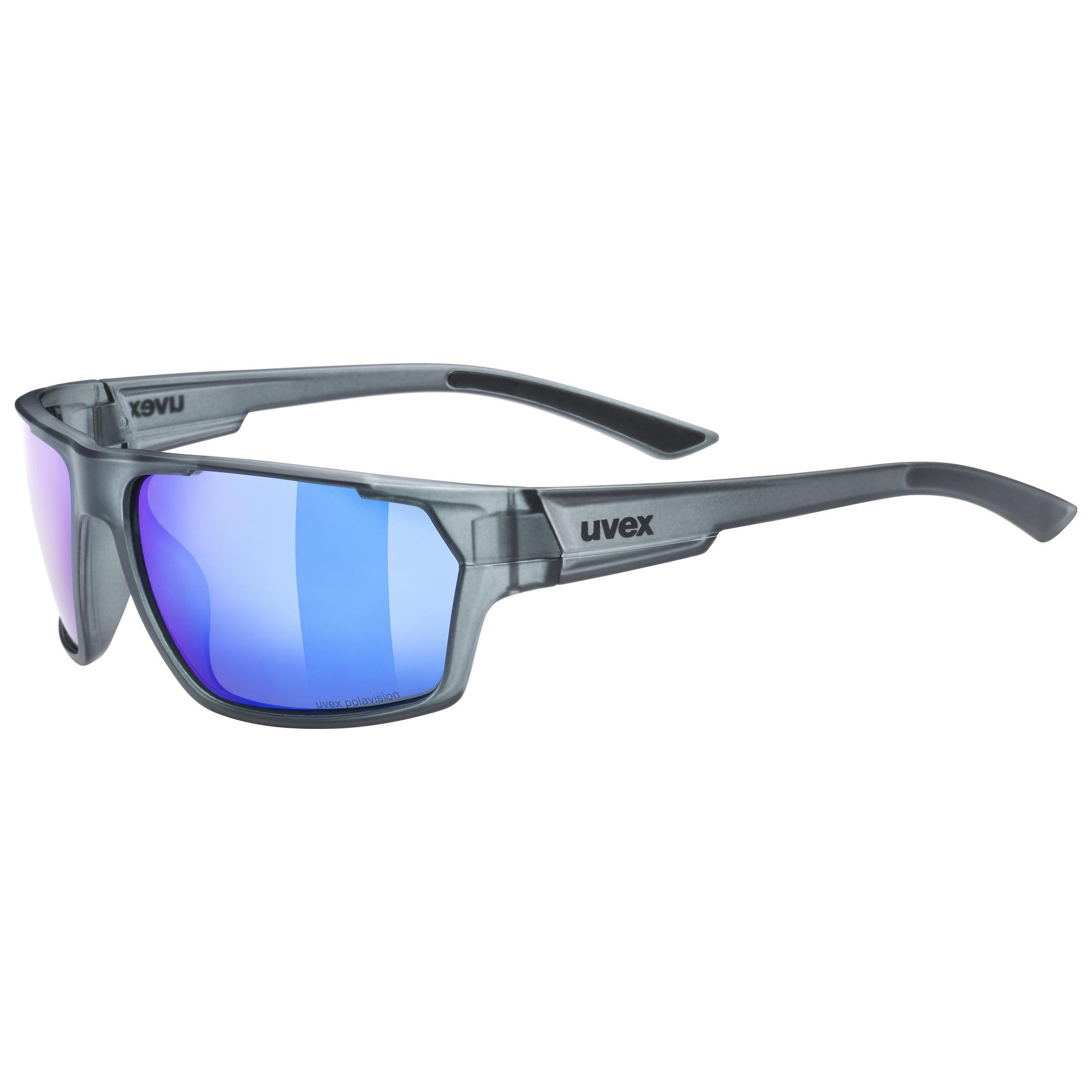 Uvex Sportstyle 233 P Smoke Mat / Spiegel Blauw