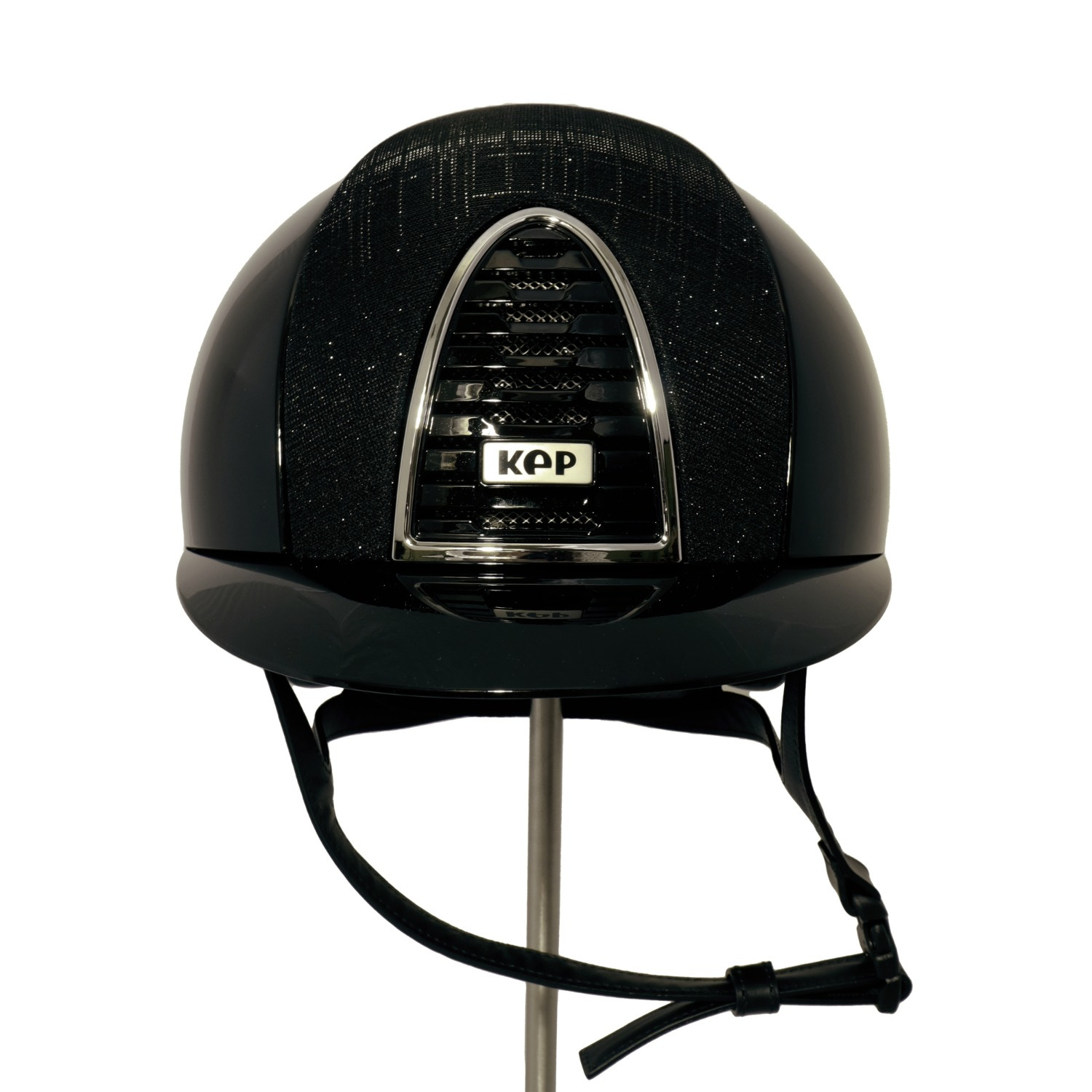 KEP Italia Cromo 2.0  Polish zwart galassia front Silver frame polish visor