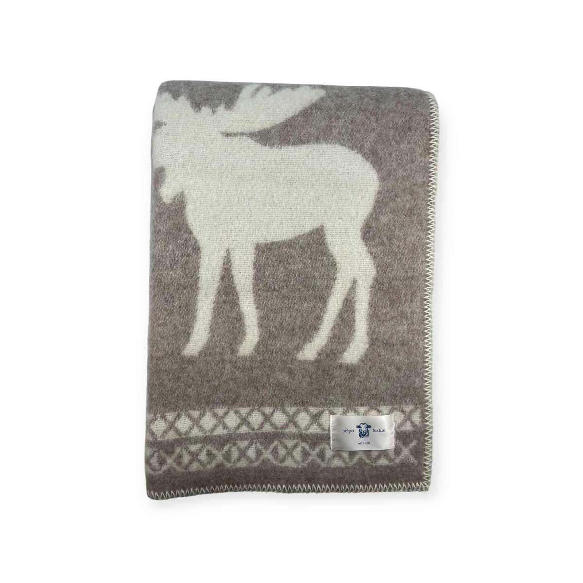 Belpo Wollen Deken Moose