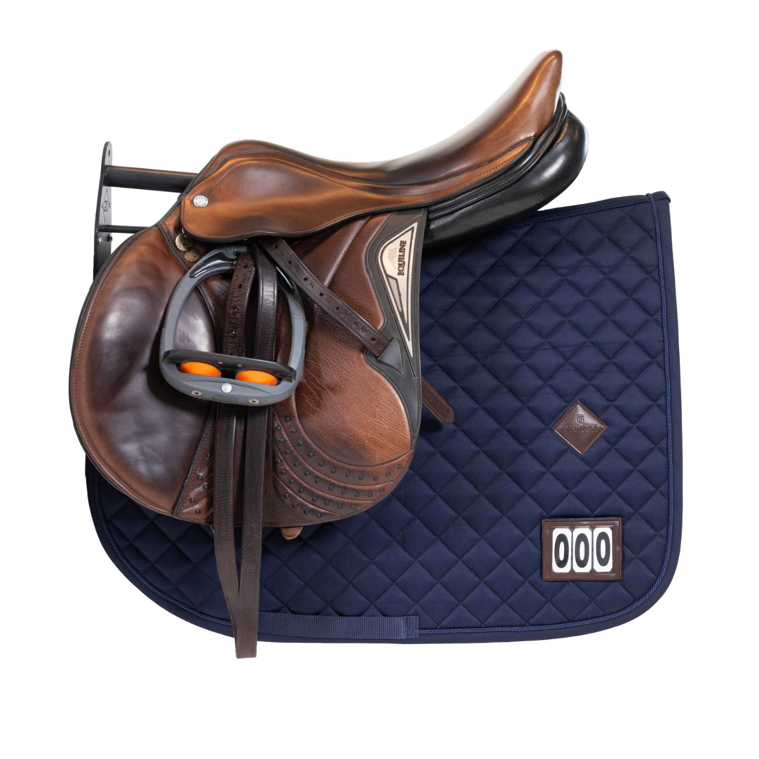 Grooming Deluxe Saddle Rack metal with saddle pad holder