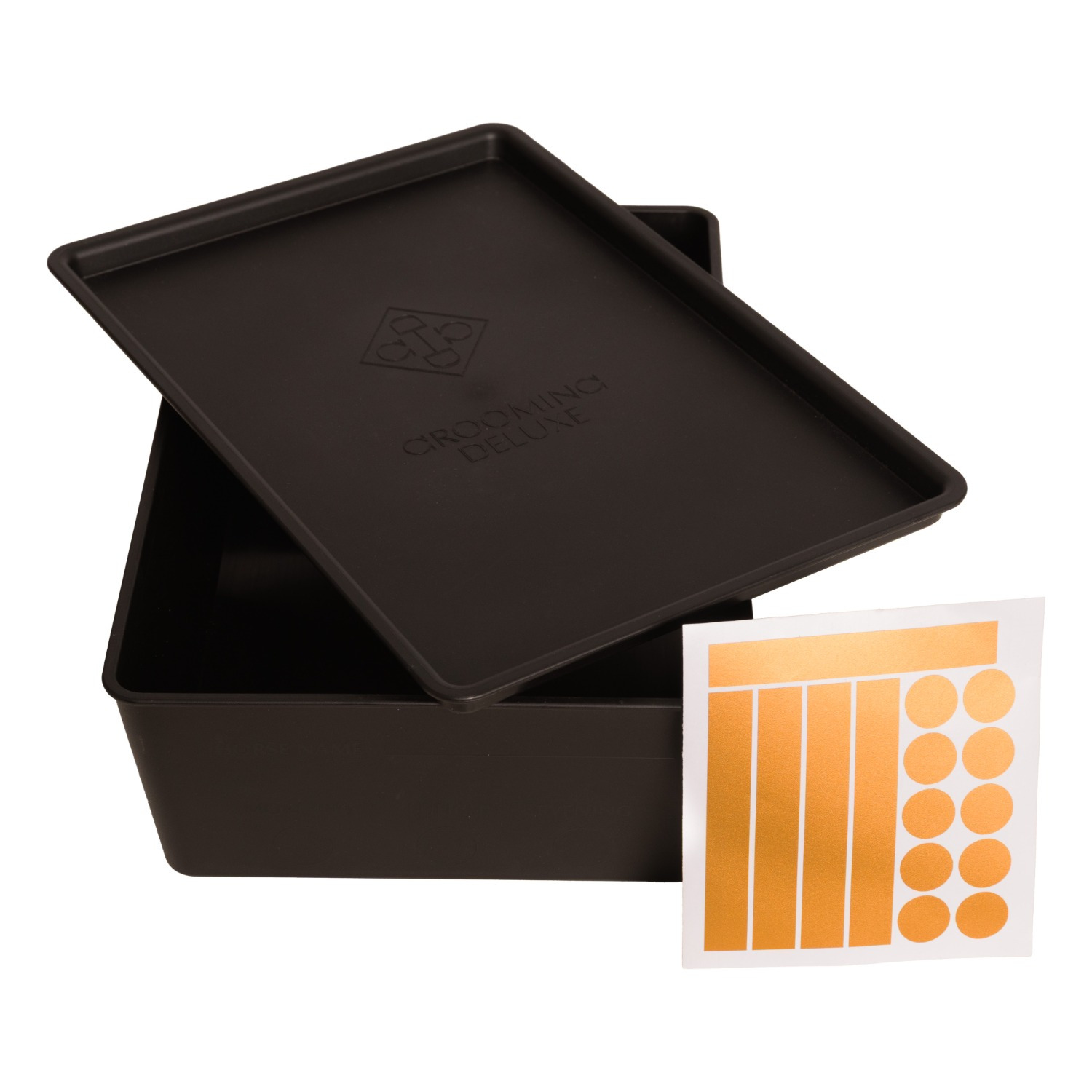 Grooming Deluxe Horse Feed Box with Lid