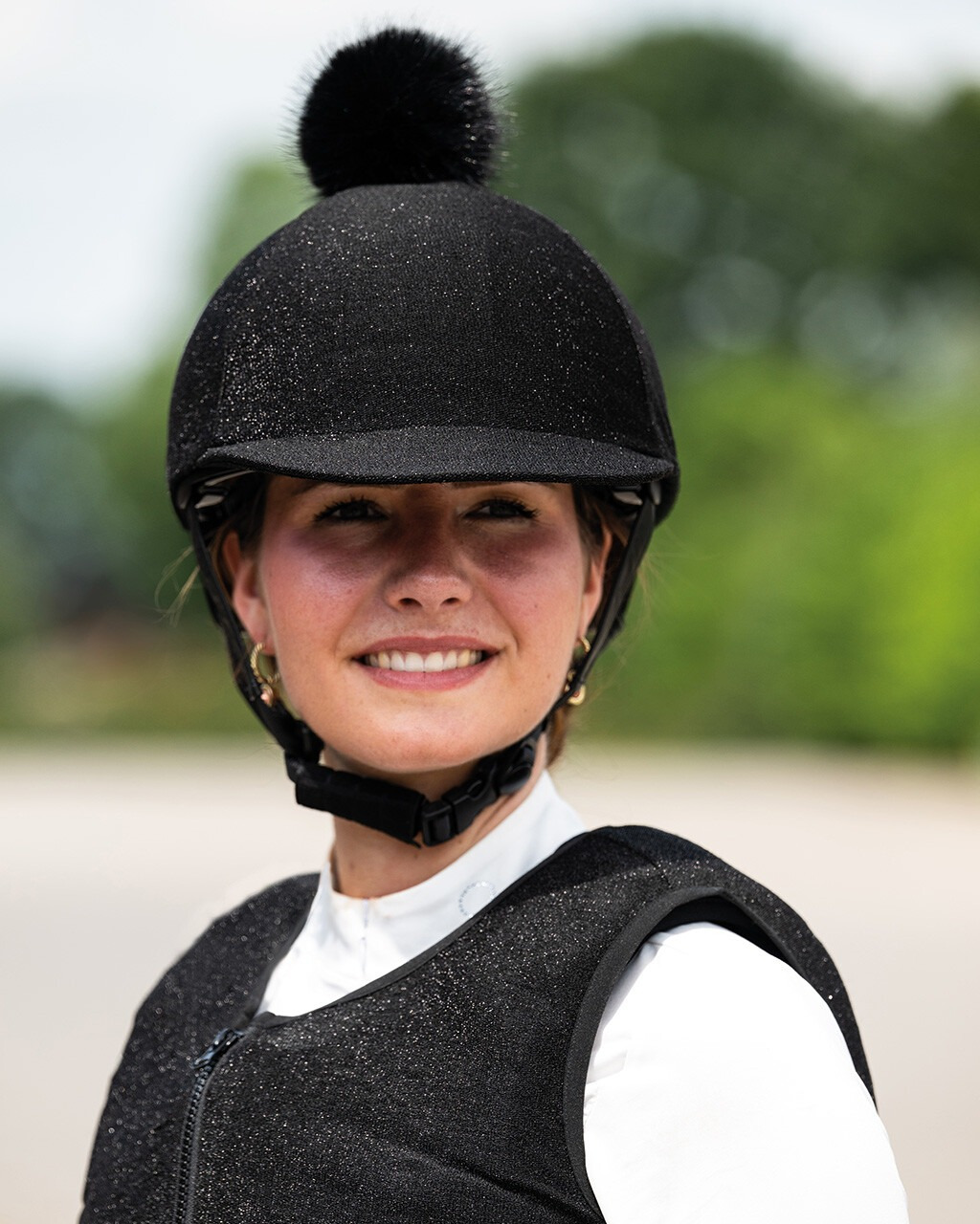 QHP Helmet Cover Glitter