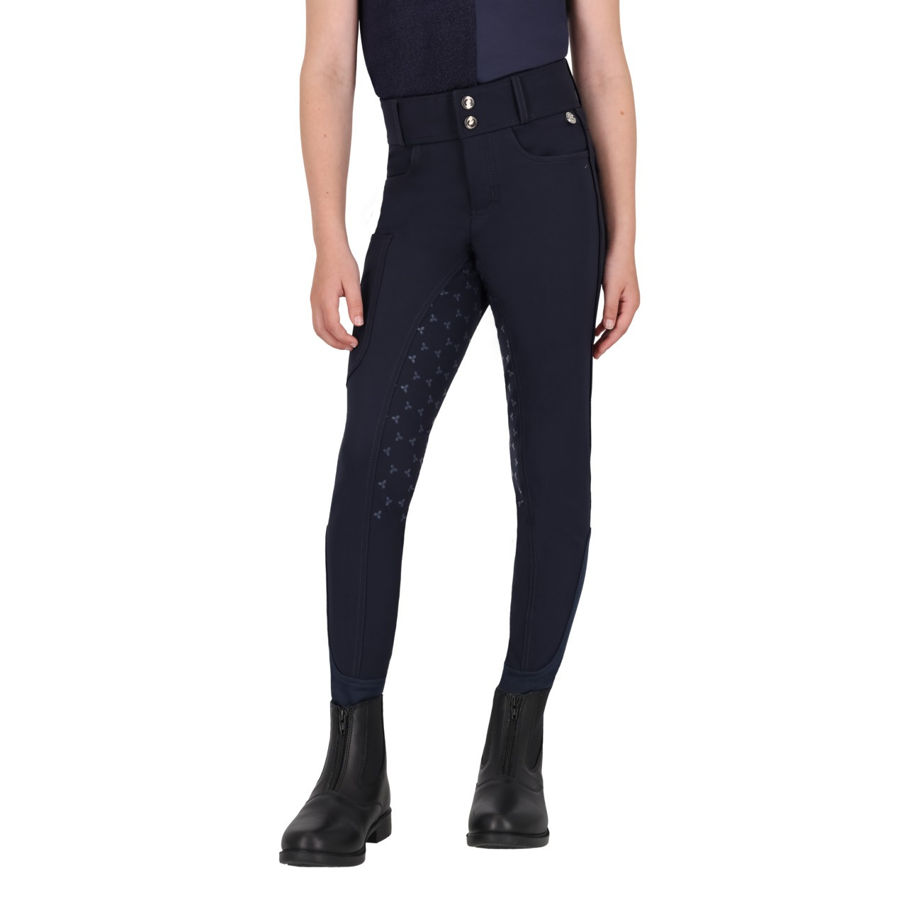 QHP SS26 Aubree Junior Riding Breeches Full Grip