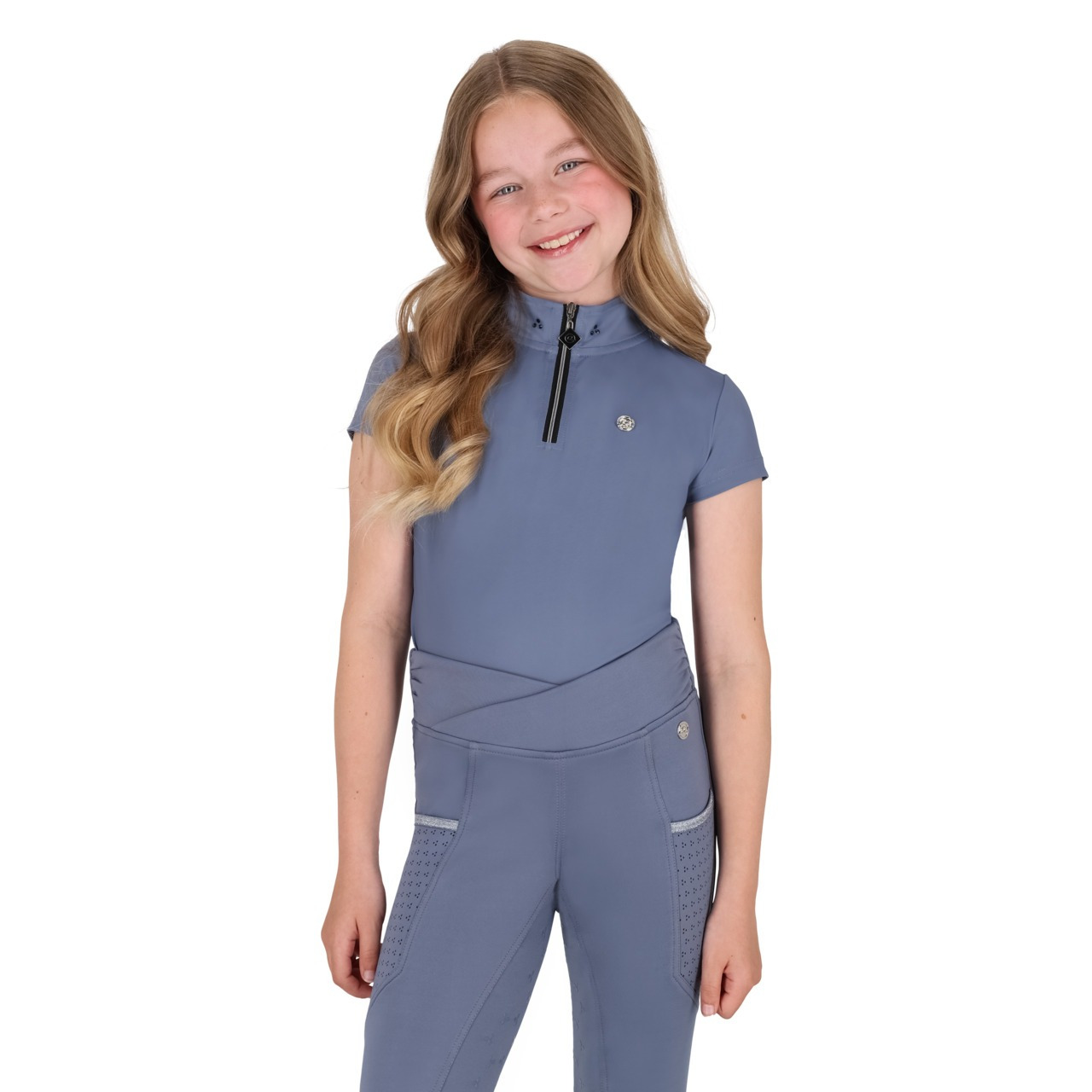 QHP SS26 Sportshirt korte mouwen Aubree Junior