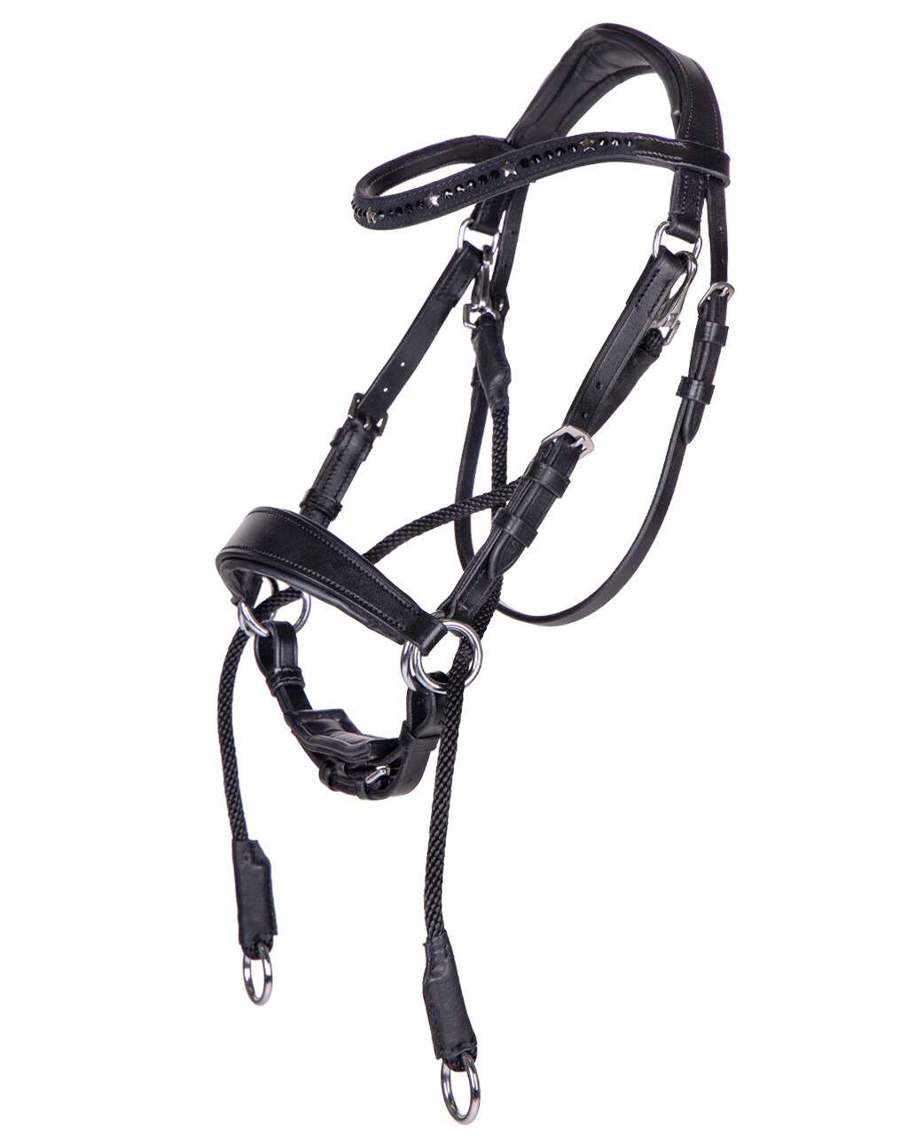 QHP Thunderbolt Bitless Bridle