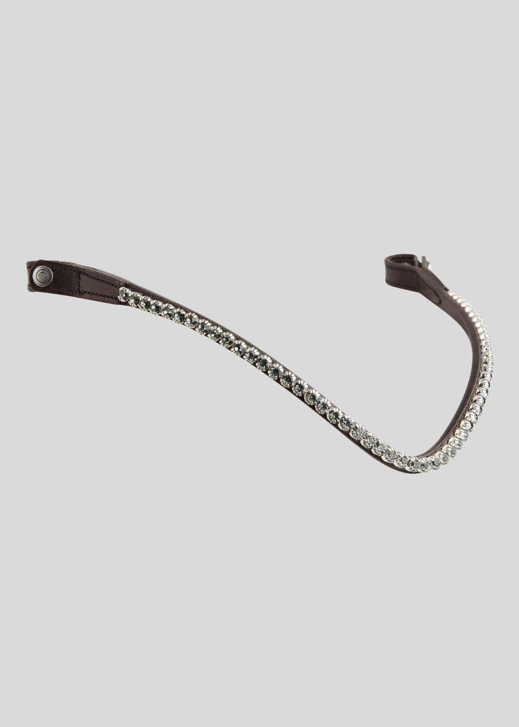 Montar SS26 Browband FAIR gray crystal curved 1r Brown