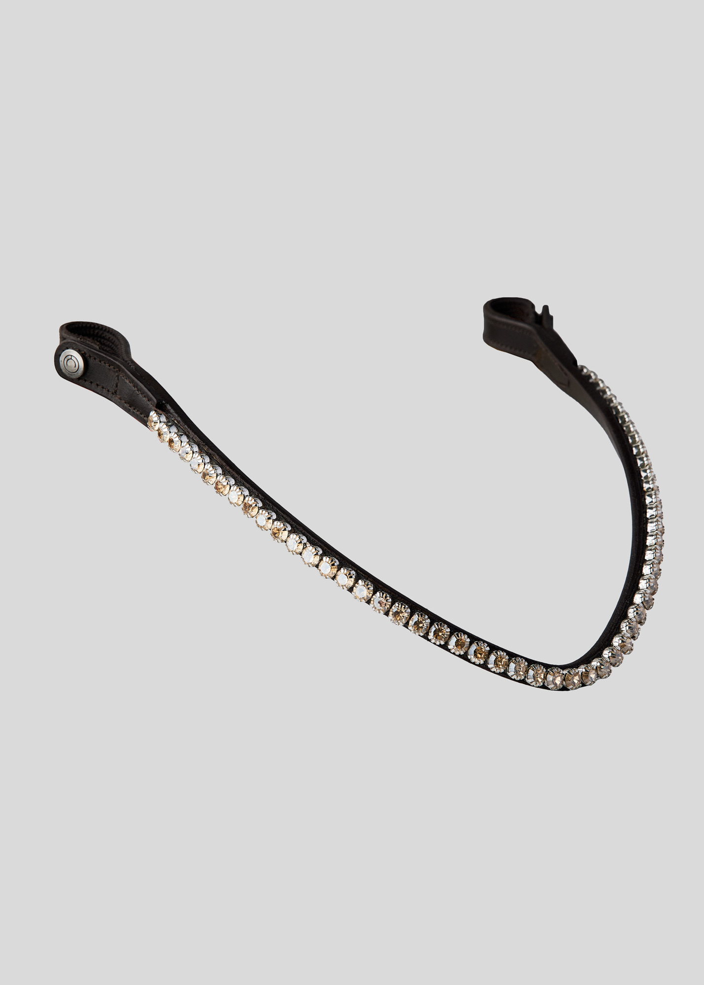 Montar SS26 Browband FAIR Champagne Crystal Curved Brown