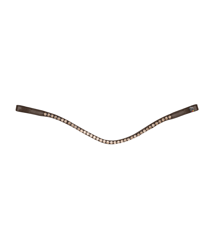 Waldhausen X-Line Glam Browband Brown Leather