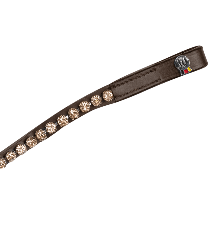 Waldhausen X-Line Glam Browband Brown Leather