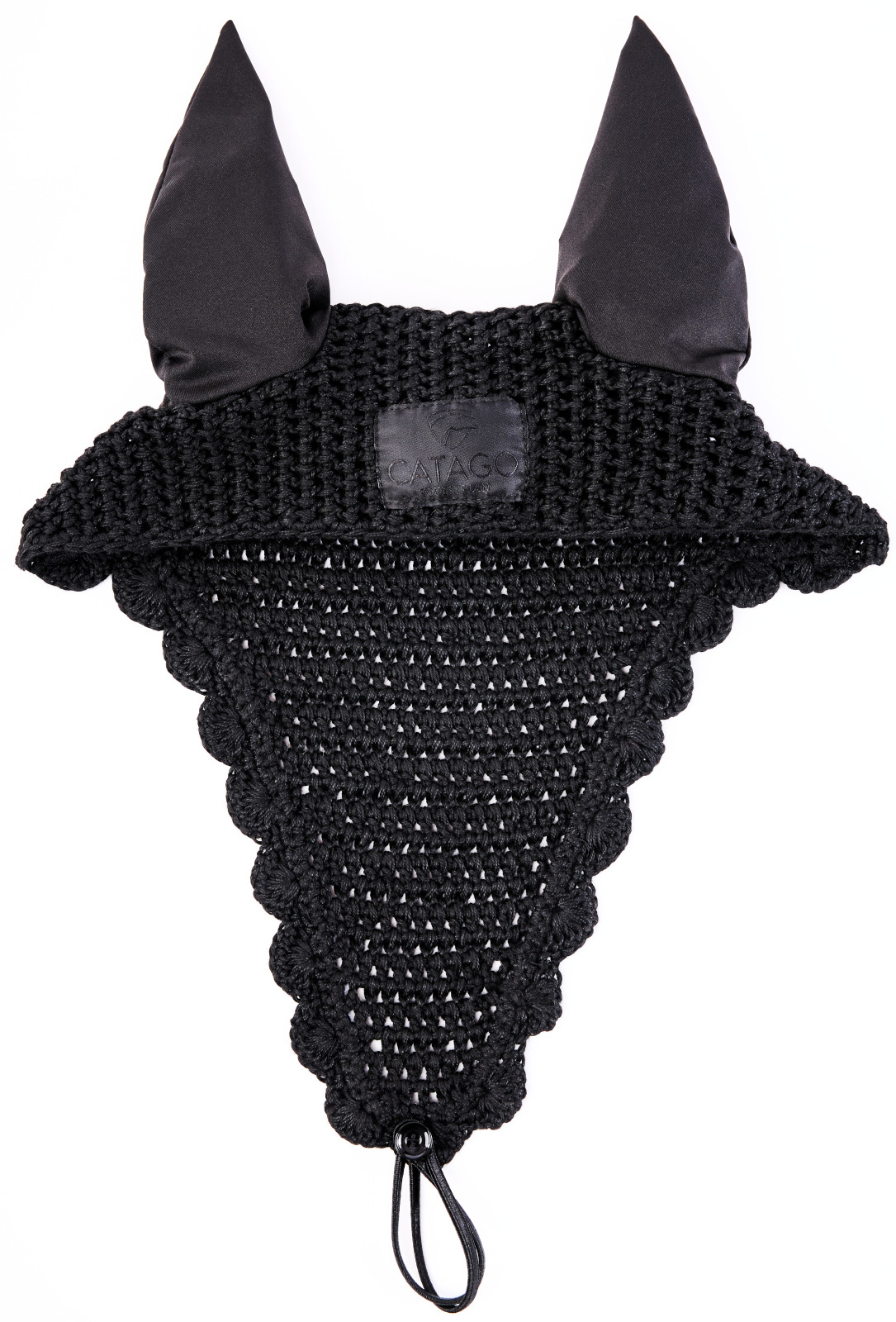Catago SS26 Deep-Cut Glitter Fly Veil