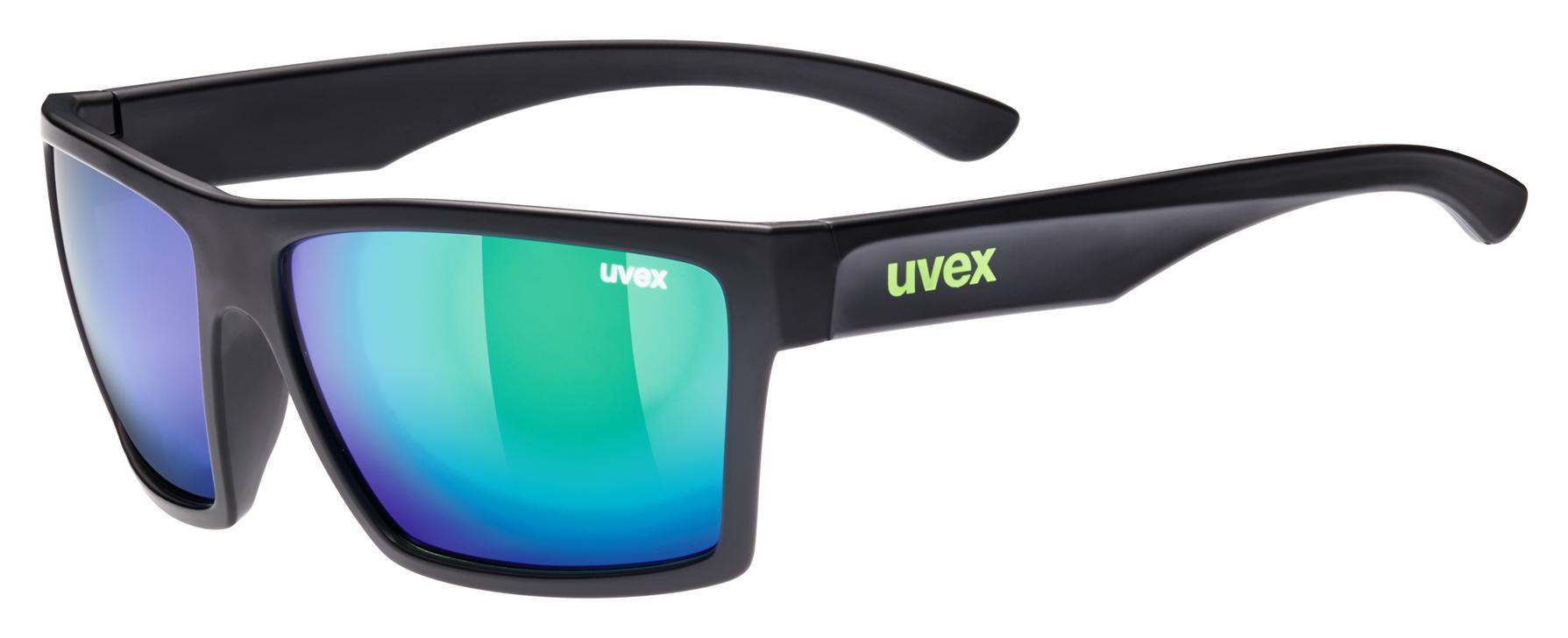 Uvex LGL 29 Matte Black / Mirror Green