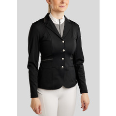 Montar SS26 MOPearl Pintucks and Gun Metal crystals Black