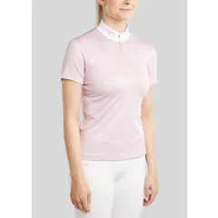 Montar SS26 MoSparkle Turniershirt mit champagnerfarbenen Kristallen Cheeky Pink
