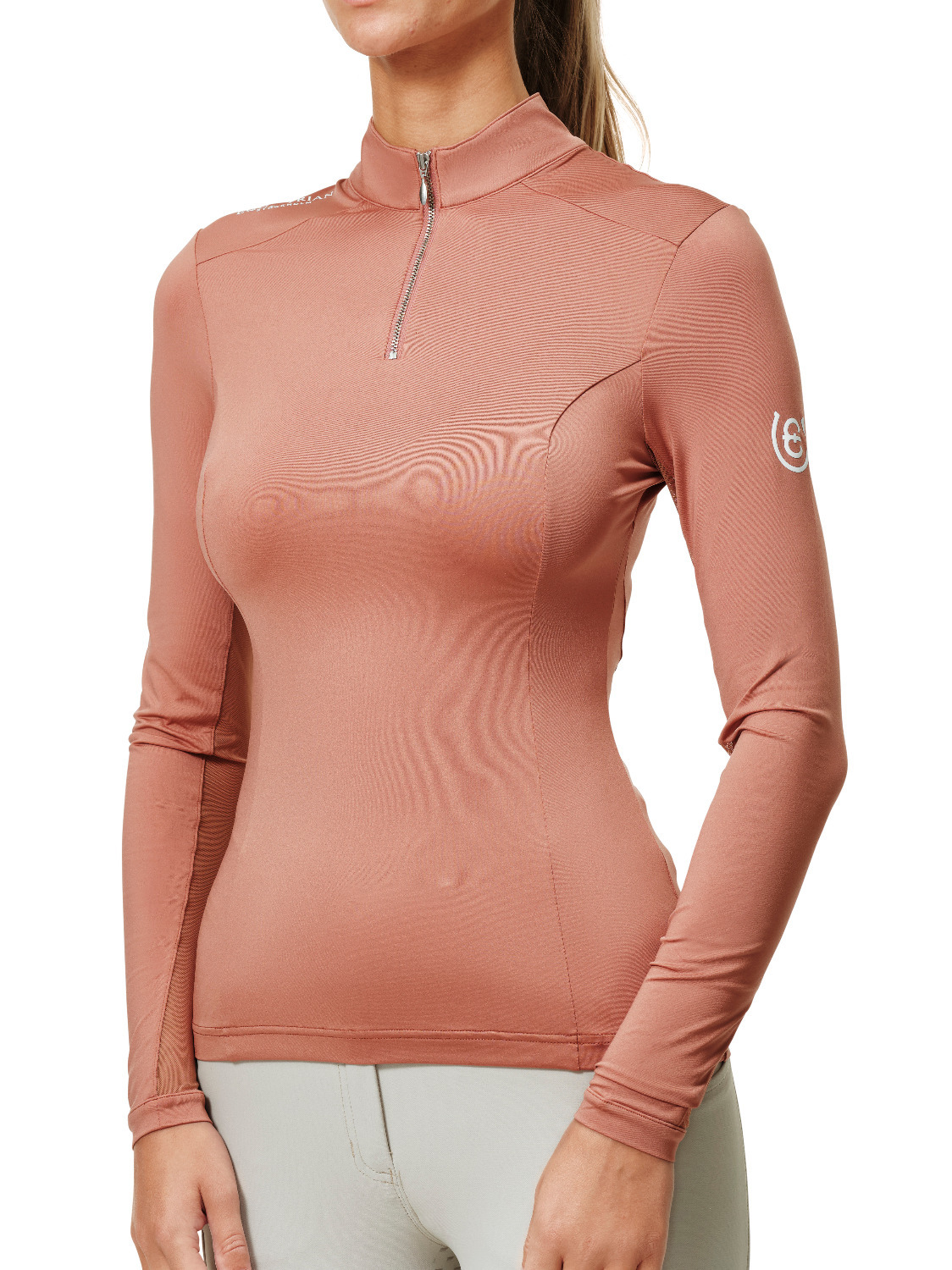 Equestrian Stockholm Coral Air Breeze Top