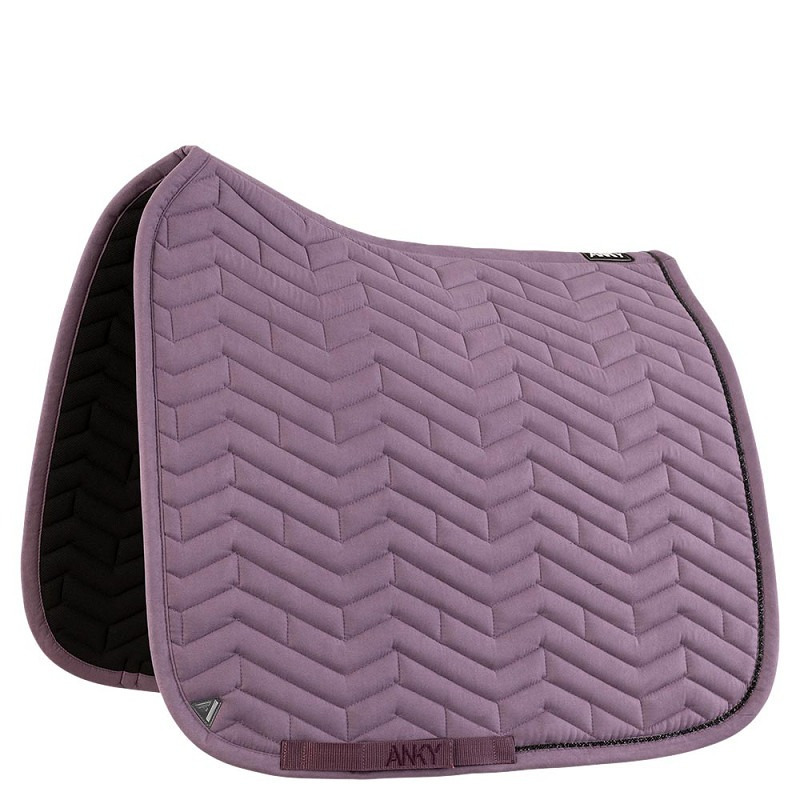 ANKY FW26 Suede Saddle Pad Vintage Violet