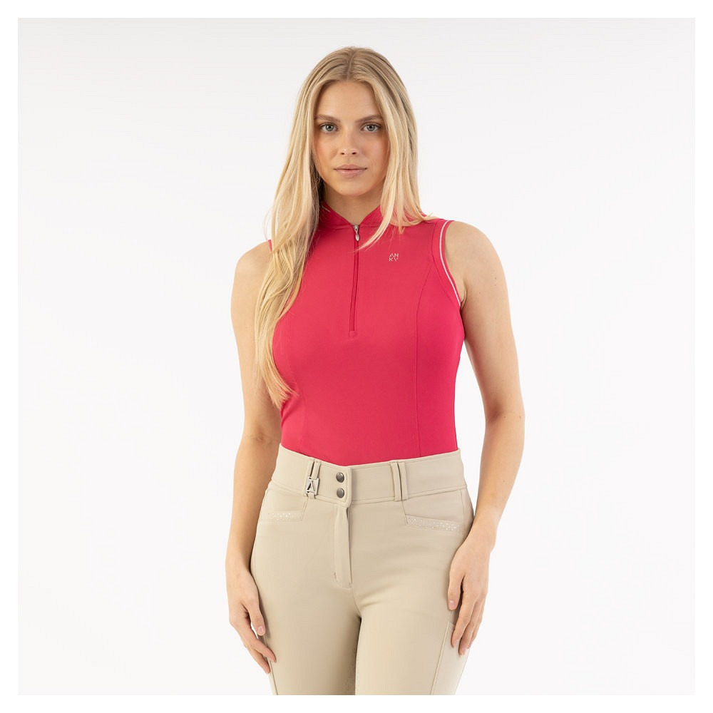 ANKY SS26 Sleeveless Polo Shirt