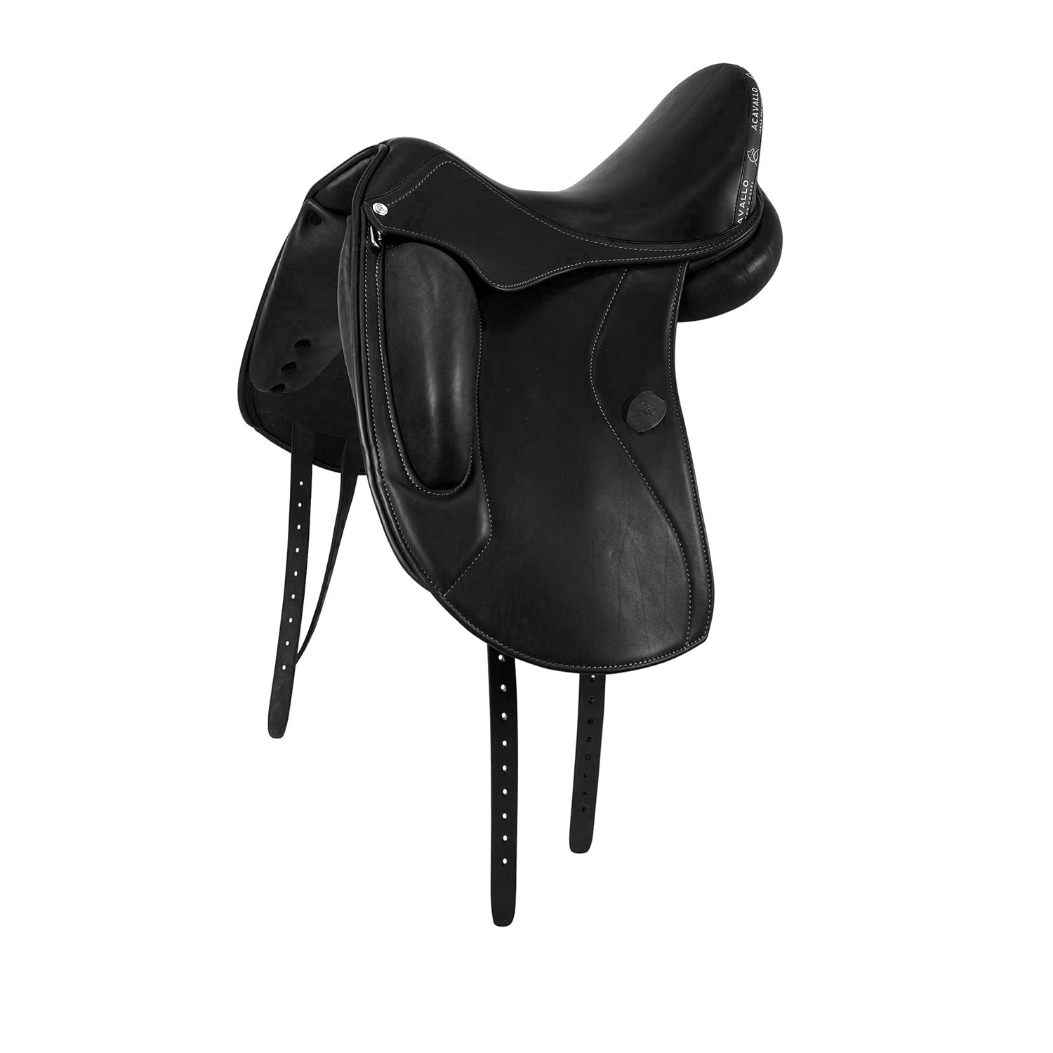 Acavallo selle de dressage Perugino Tilted Cantle bloc de genou court