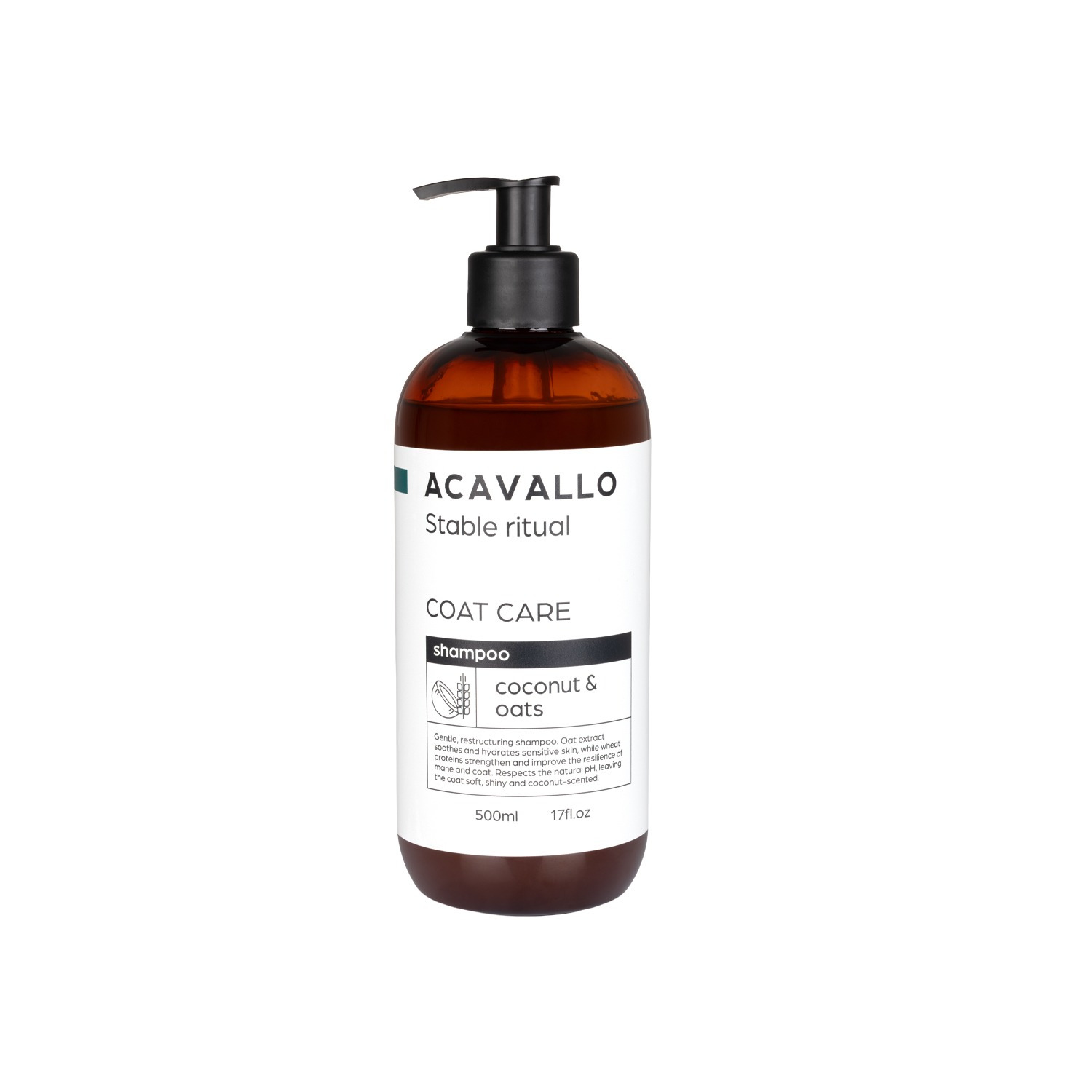 Acavallo Pflege-Shampoo mit Kokos und Hafer