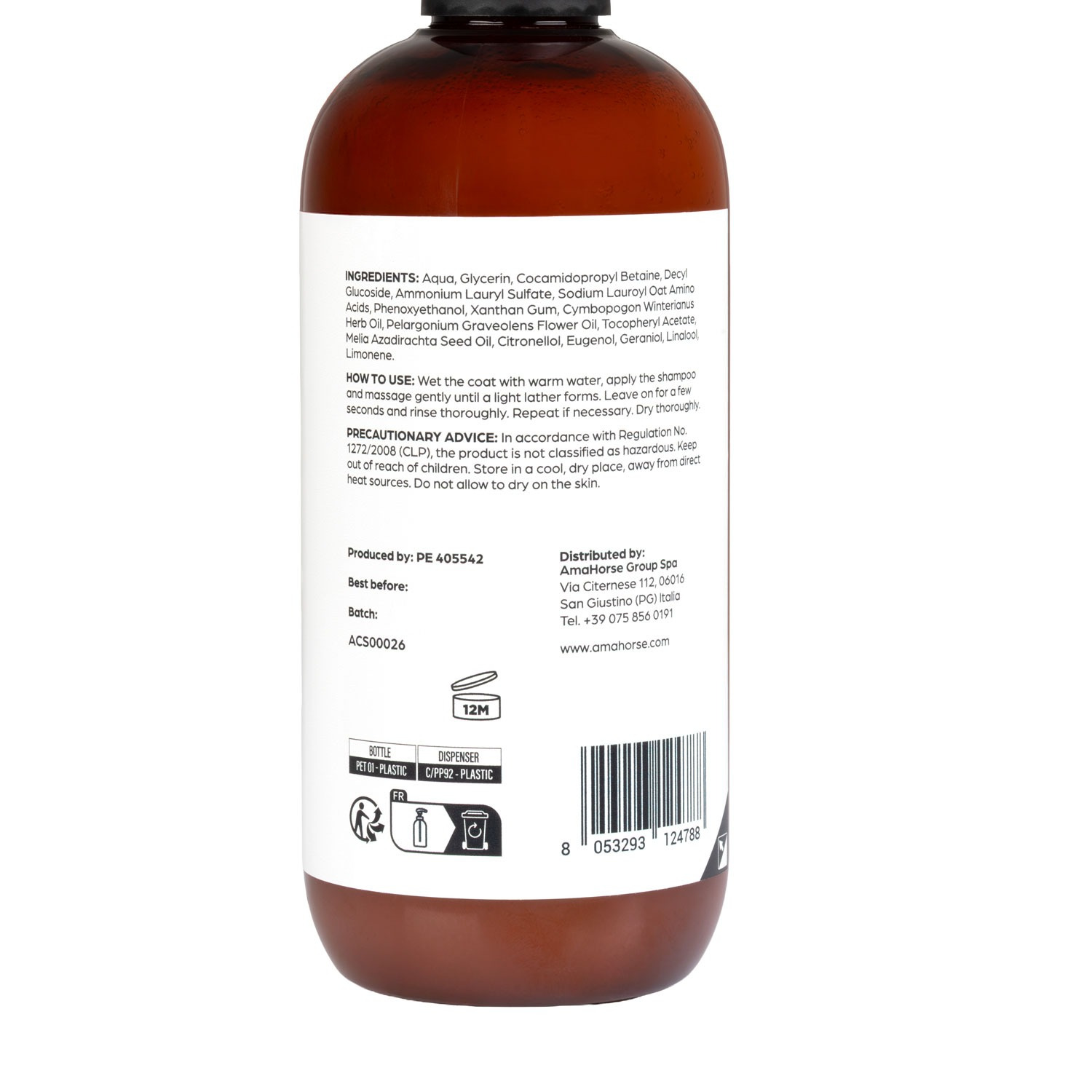 Acavallo Care Geranium- und Citronella-Shampoo