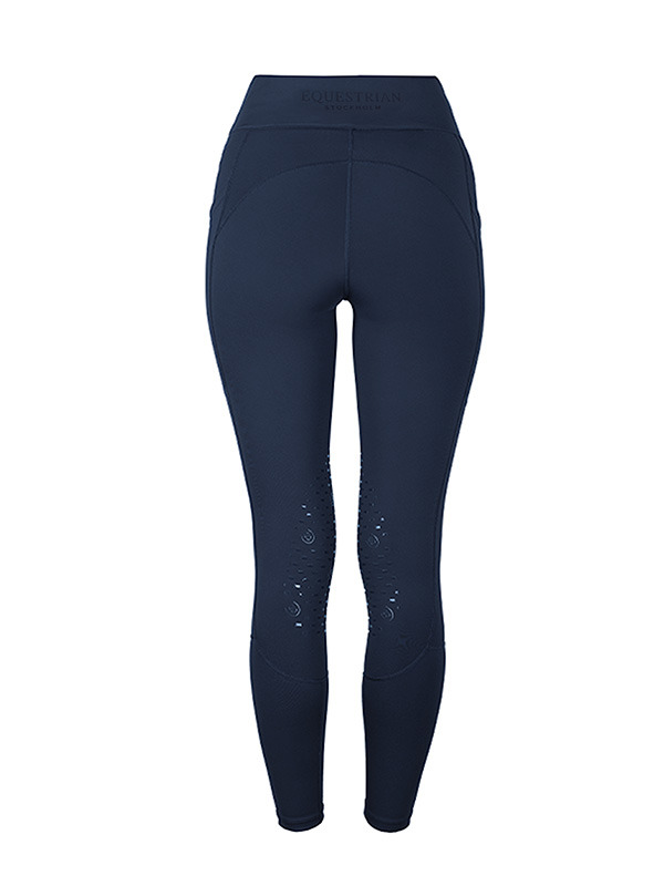 Equestrian Stockholm FW'23 All Navy ridingtights knee grip
