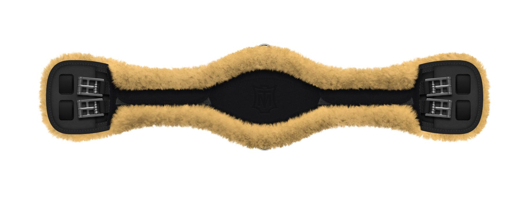 Mattes Dressage Girth Anatomic Slim line leder