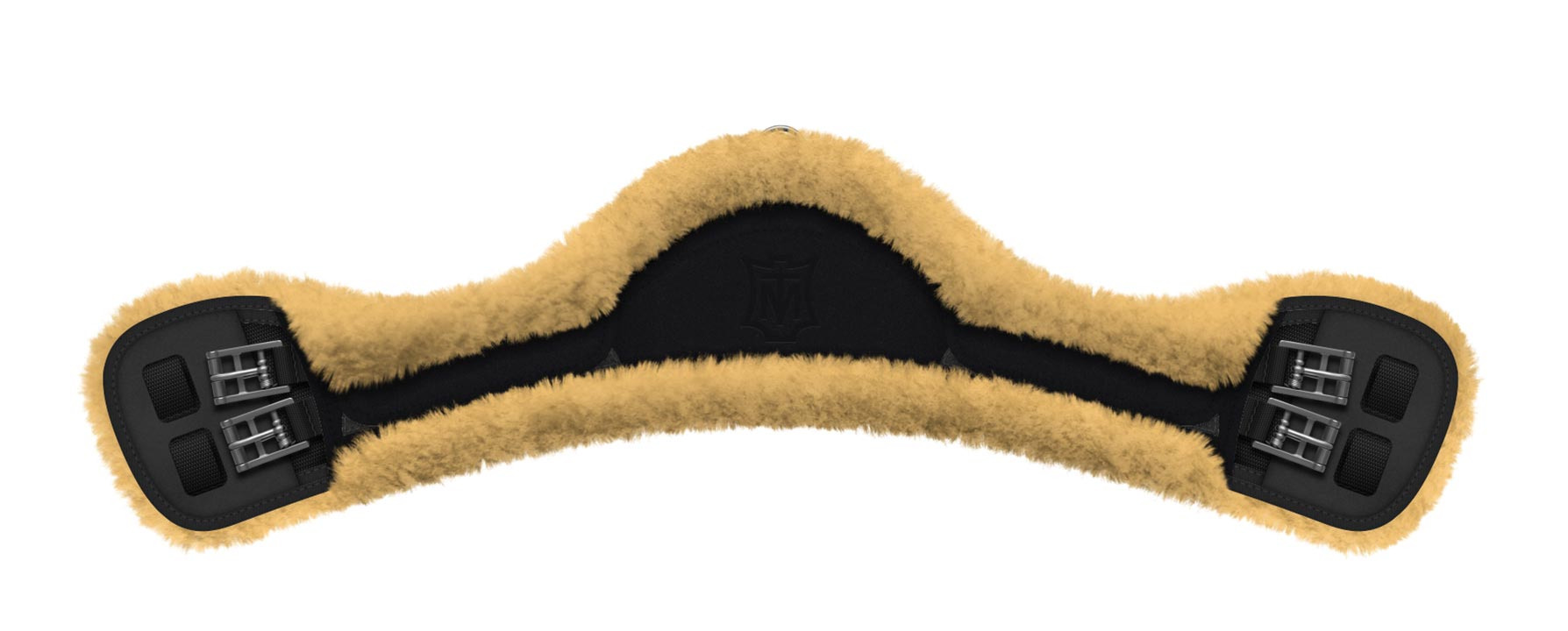 Mattes Dressage Girth Singel Athletico Slim line leder