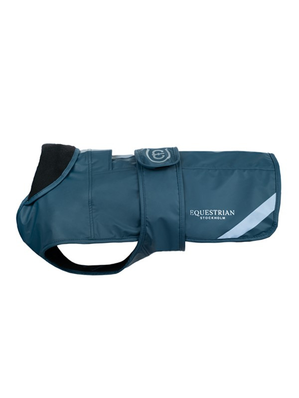 Equestrian Stockholm FW'22 Aurora Blues Weather Pro Dog Coat