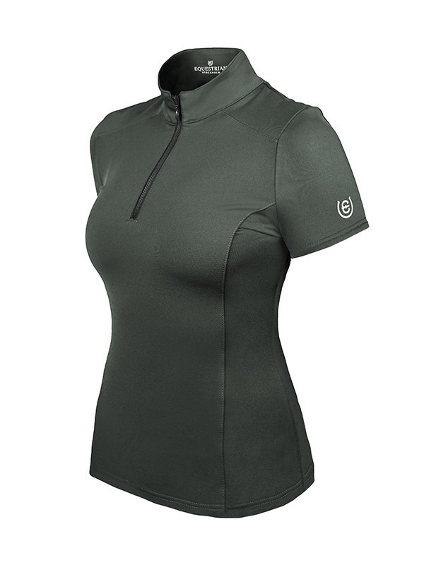 Equestrian Stockholm Avenue Green Illusion Top