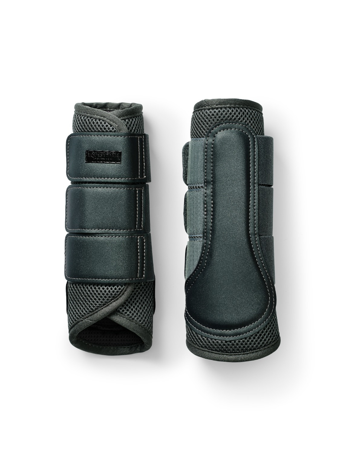 Equestrian Stockholm Avenue Green Mesh Brushing Boots