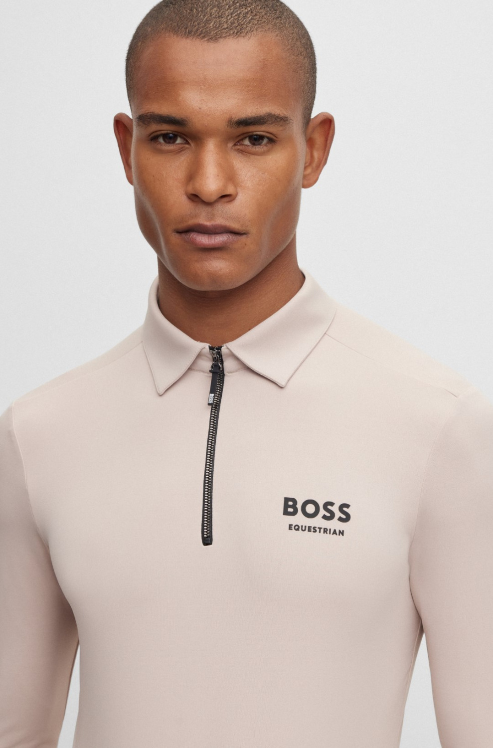 BOSS Equestrian FW'23 Herren Trainingsshirt Elton Signature Stripe