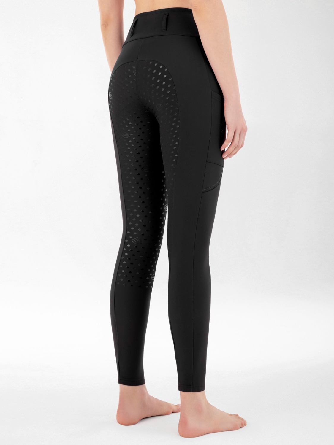 Equiline FW25 High Waist Winter Rijlegging Geggifh Full grip