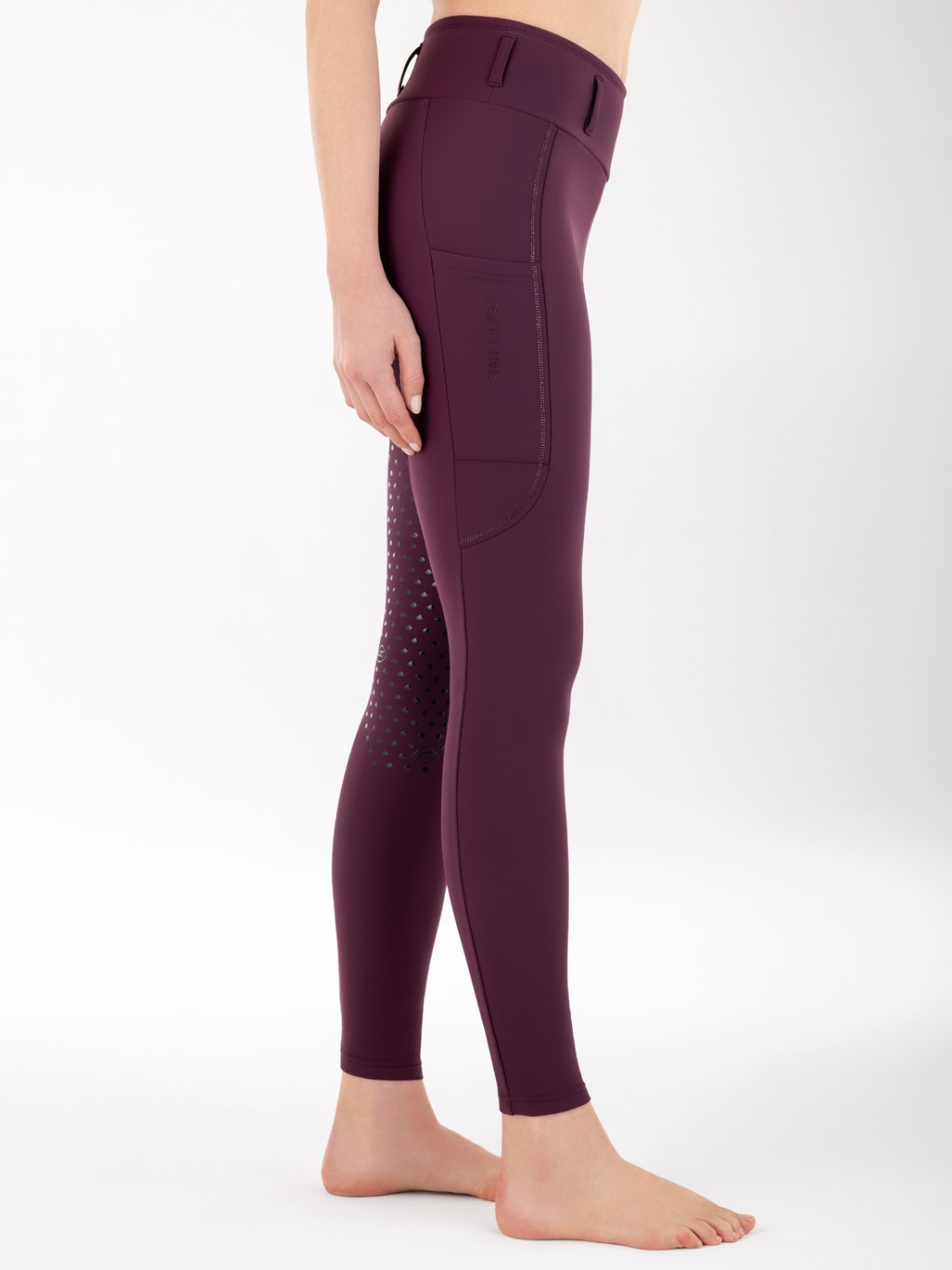 Equiline FW25 High Waist Winter Rijlegging Geggifh Full grip