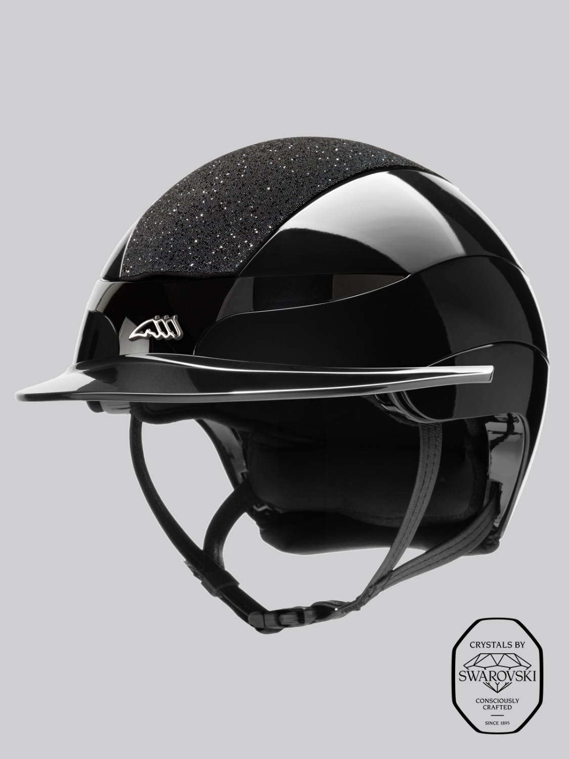 Equiline Helm Xanto Swarovski Top Logo Standard