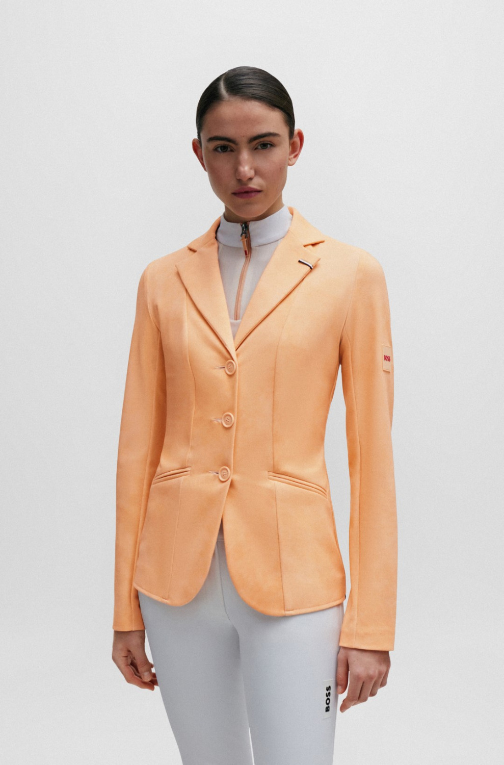 BOSS Equestrian FS'24 Turniersakko Veloursleder-Look