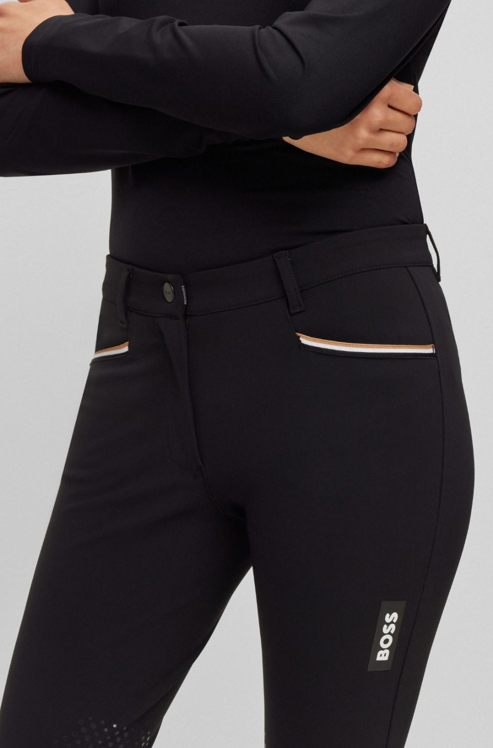 BOSS Equestrian SS'24 Sommer Reithose Hazel Kniebesatz
