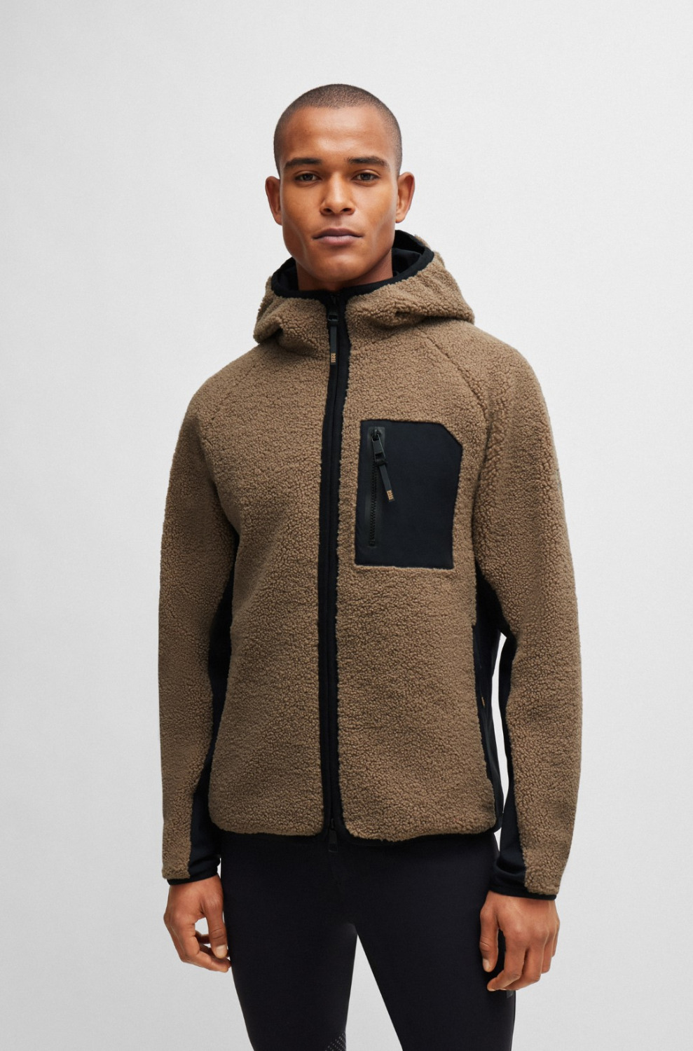 BOSS Equestrian FW'24 Herren Teddy-Pufferjacke Russel