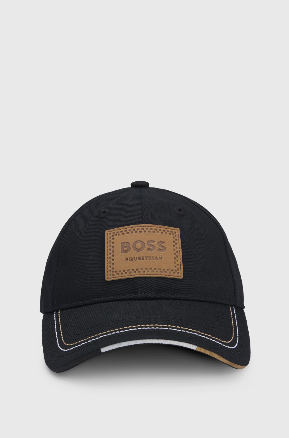 BOSS Equestrian SS25 Kappe Leder Vintage