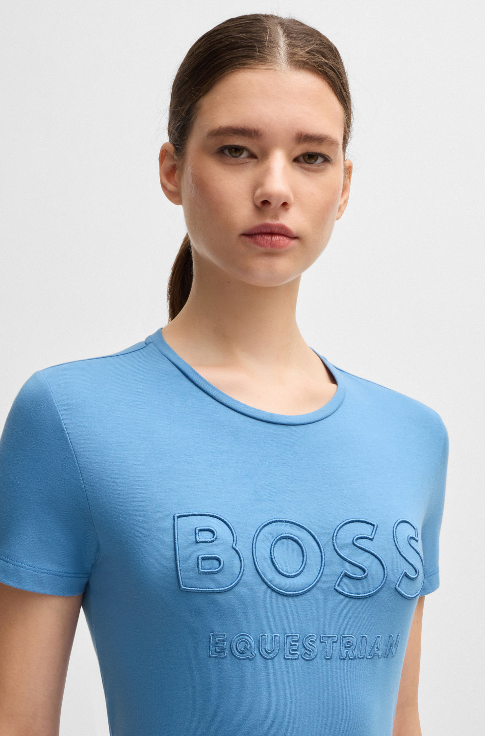 BOSS Equestrian SS25 T-Shirt mit Logo Maya