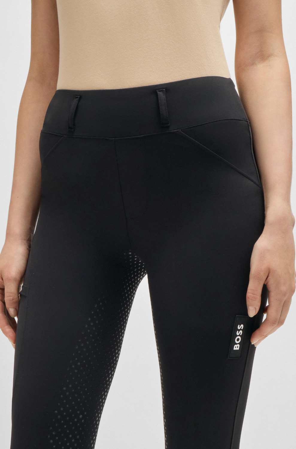 BOSS Equestrian SS25 Hybrid Reitleggings mit Vollgriff   